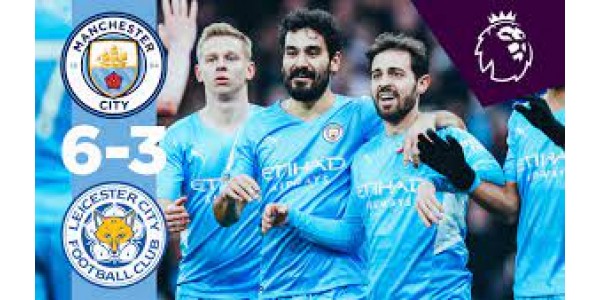 Manchester City 6-3Leicester City